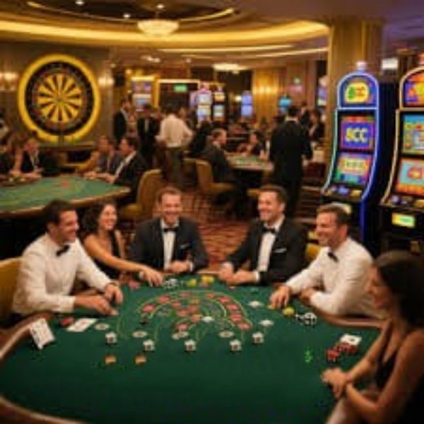 Casino section on bet link with live dealer baccarat and roulette tables